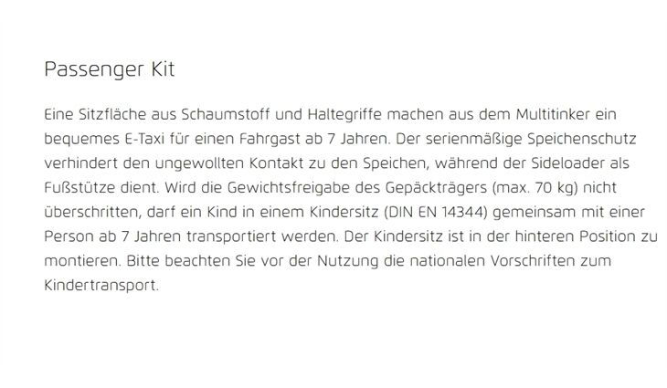 Riese&Müller Multitinker Vario CX625 Grundmodell