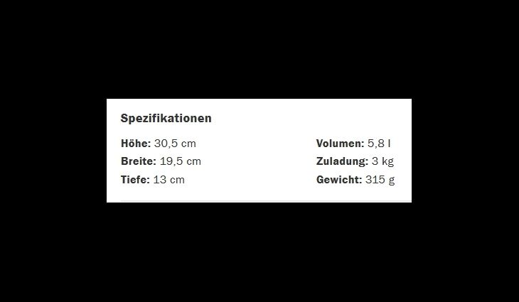 Ortlieb Packtasche Fork-Pack; 5,8L; Stück