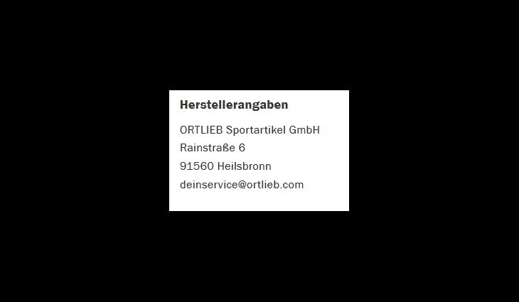 Ortlieb Packtasche Fork-Pack; 5,8L; Stück