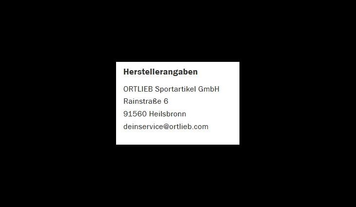 Ortlieb Rahmentasche Toptube-Bag