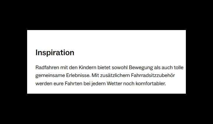 Hamax Kindersitz Zenith Gepäckträger bis 22kg