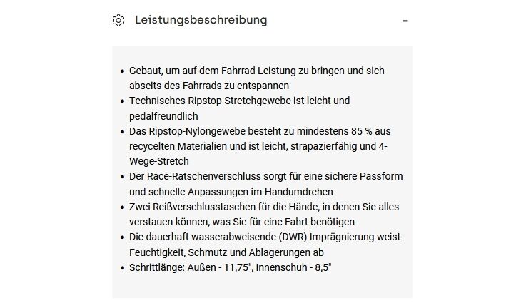FOX Bekleidung Hose Short Ranger 38 gefüttert