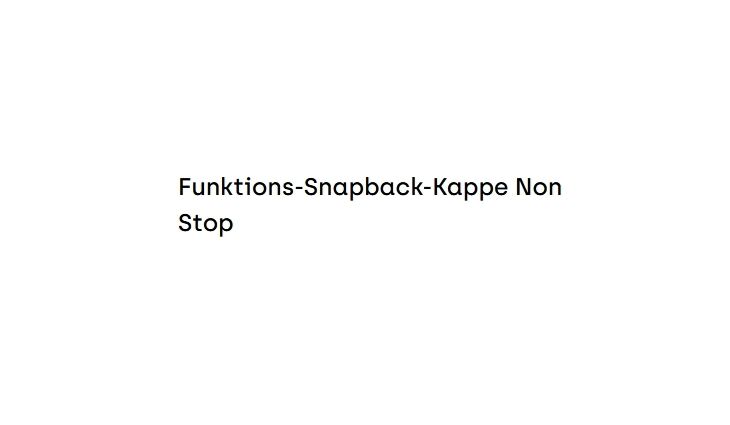 FOX Bekleidung Mütze Snapback Non Stop Uni