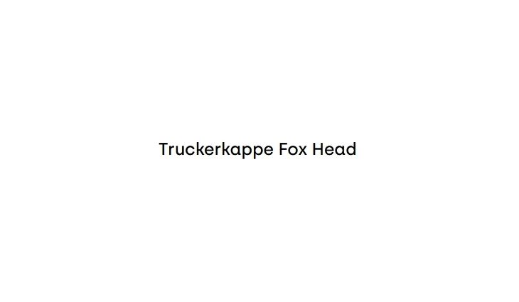 FOX Bekleidung Mütze Truckerkappe Uni
