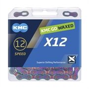 KMC Kette X12-126 WAXED Aurora Blue