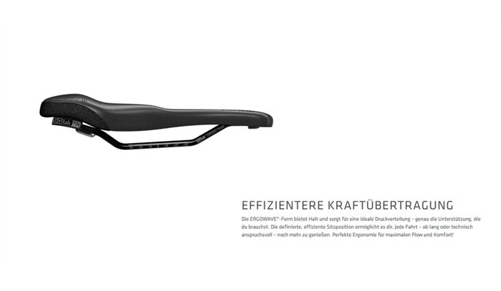 SQlab Sattel 6OX 14cm ERGOWAVE®® active 2.2