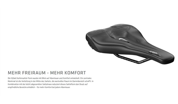 SQlab Sattel 6OX 15cm ERGOWAVE®® active 2.2