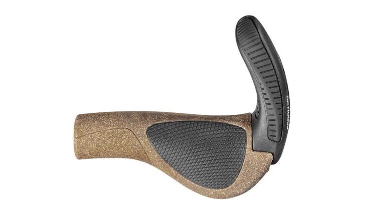 ERGON Griff GP3 L Bio Kork mit Bar Ends lang/lang