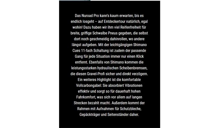CUBE Gravel Nuroad Pro 11 Gang Cues XXS 2026