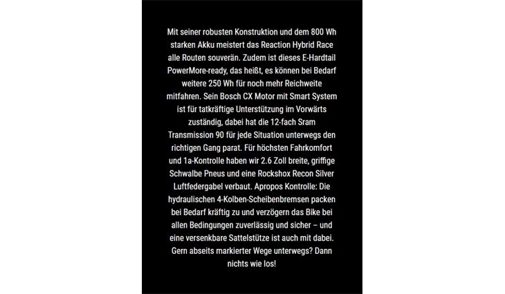 CUBE Reaction Hybrid Race 800 CX38 800 12Gang XL 2026