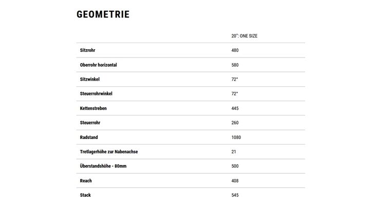 CUBE Compact Hybrid 545 PML75NM 9 Gang K 20": Uni 2026