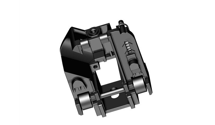 CUBE Batterie-Schloßhalter horizontal IT1.B3 20-03445