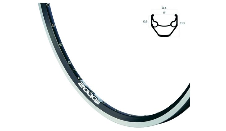 RYDE Hinterrad 28 19-622 8-10fach ZAC2000 Disc ISM475