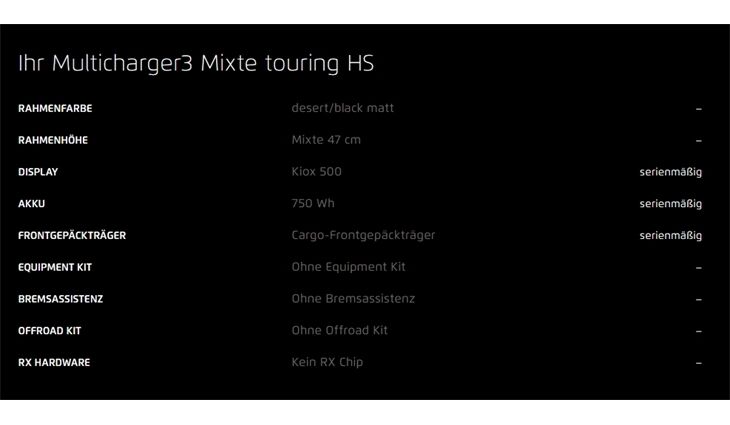 Riese&Müller Multicharger3 MixteTouring HS Grundmodell 2026