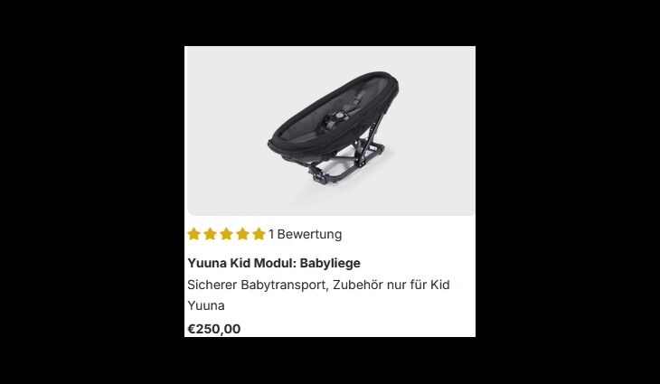 CROOZER Anhänger Yuuna Grundmodell Modular auf Bestellung
