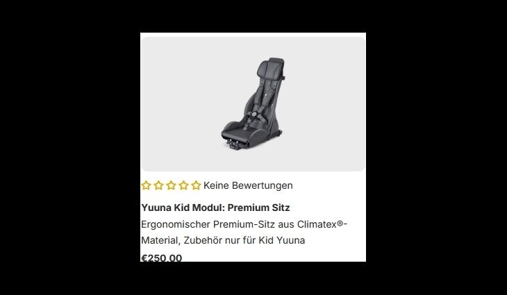 CROOZER Anhänger Yuuna Grundmodell Modular auf Bestellung