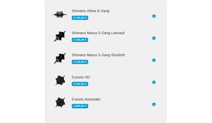 CAMPUS Kompakt Flex-E 8 Gang Feilauf Modular Modell