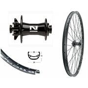 Bärwinkels 75516 Vorderrad 25-622 Steckachs,6 loch, 32L 28" 100/15