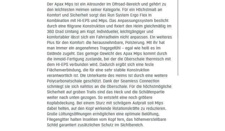 ALPINA Helm APAX MIPS 52-57