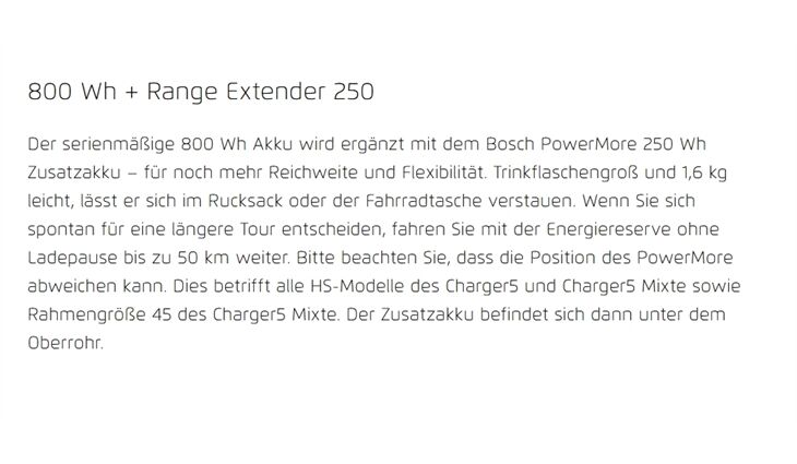 Riese&Müller Nevo5 Vario 45 CX38 800WH+250WH Kiox5 ABS Sonder