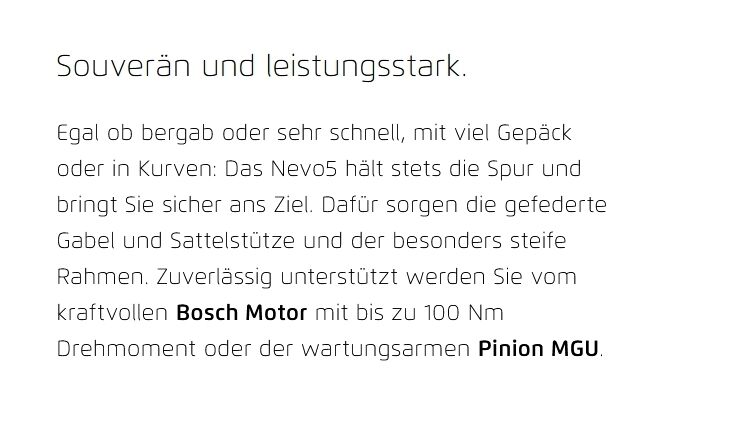 Riese&Müller Nevo5 Vario 45 CX38 800WH+250WH Kiox5 ABS Sonder