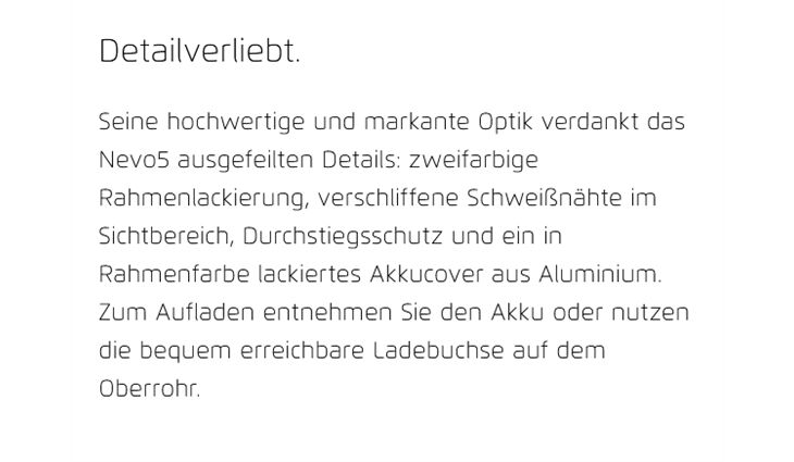 Riese&Müller Nevo5 Vario 45 CX38 800WH+250WH Kiox5 ABS Sonder