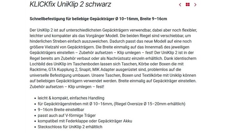 KLICKfix Korb hinten Reisenthel Bikebasket GT UniKlip 2