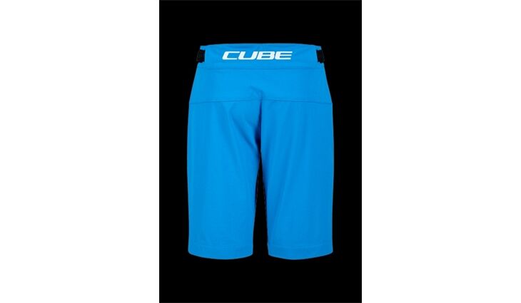 CUBE MTB Baggy Short ROOKIE X Actionteam topas blue S