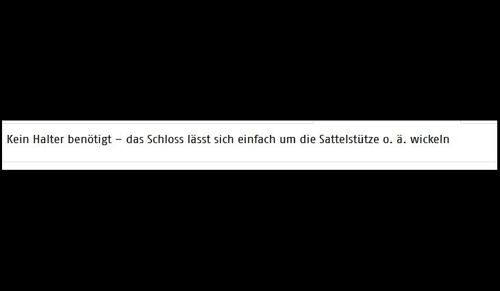 ABUS Kettenschloss Infinity Loop 1806 6 mm schwarz 140