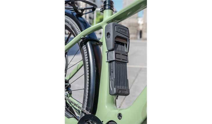 ABUS Faltschloss Bordo 6000AFP/120 BK SH Fingerabdruck