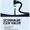 Schwalbe V'entil 80mm TUBELESS CLIK VALVE SCV (2er Set)