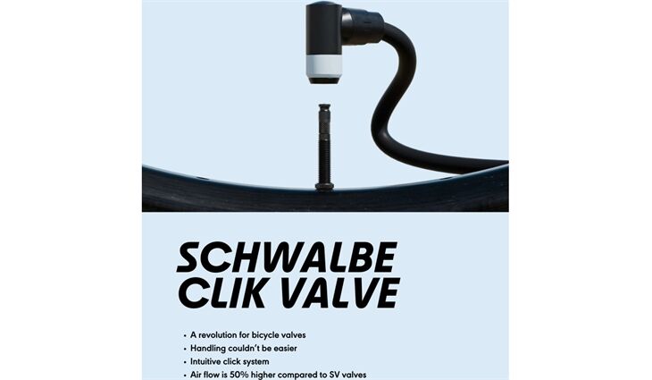 Schwalbe V'entil 80mm TUBELESS CLIK VALVE SCV (2er Set)
