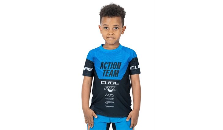 CUBE Gear Trikot kurzarm Junior X Actionteam XL (146/152)