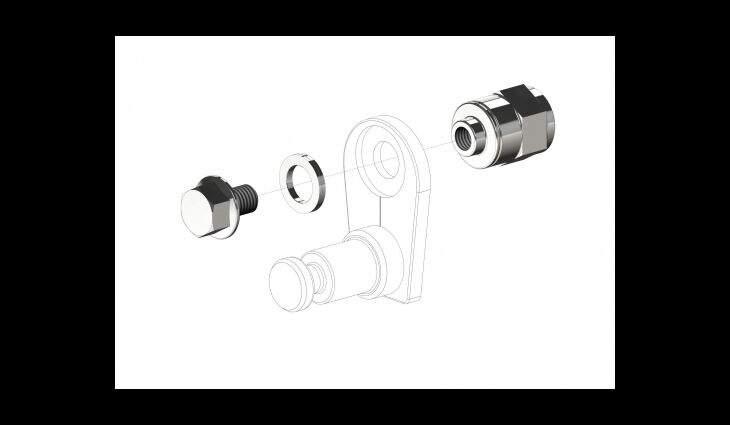 CROOZER Anhängerachsmutteradapter M 10,5