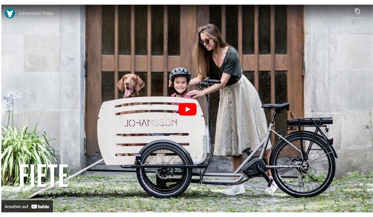 Johansson Bikes E Transportrad Fiete Brose Drive S Sonder
