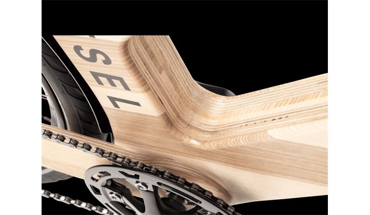 my Esel Elektro Elegance Plus+ M Holzrad