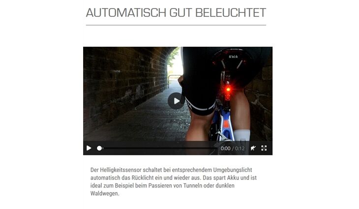 SIGMA Rücklicht LED Blaze mit Bremslicht