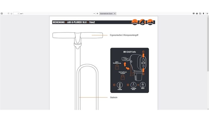 SKS Standpumpe AIR-X-PLORER 10.0