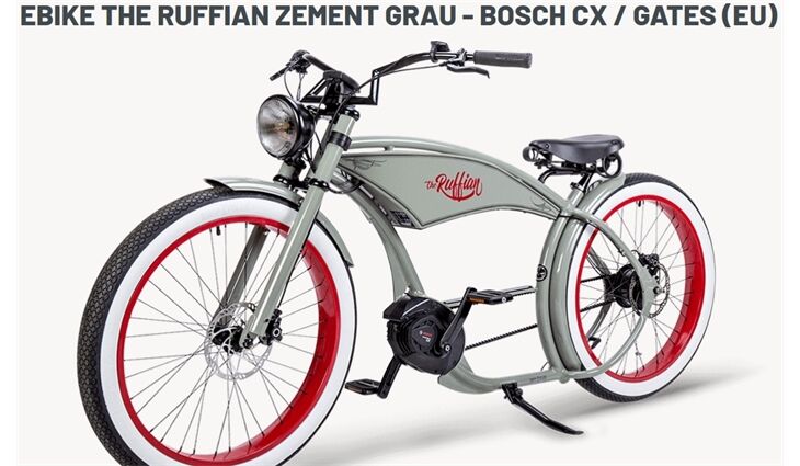 Ruff Cycles Elektro Ruffian Lackschaden Sonderpeis