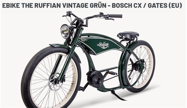 Ruff Cycles Elektro Ruffian Lackschaden Sonderpeis
