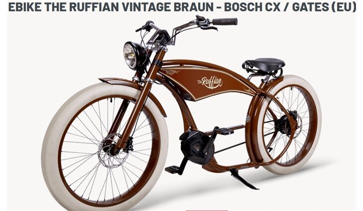 Ruff Cycles Elektro Ruffian Lackschaden Sonderpeis