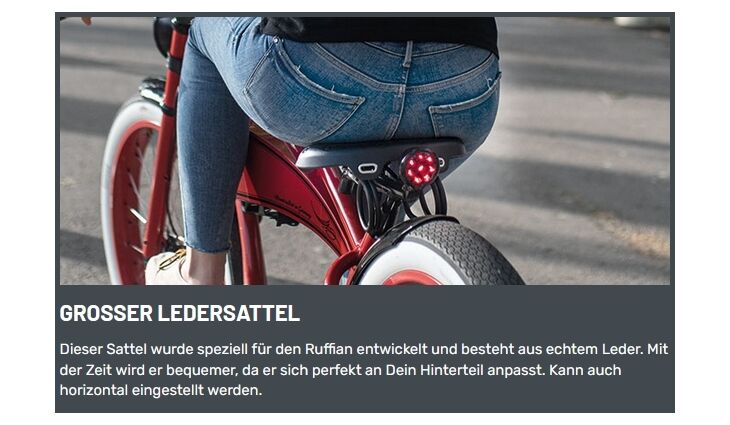 Ruff Cycles Elektro Ruffian Lackschaden Sonderpeis