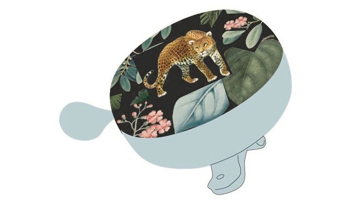 Spiegelburg Glockel I love my Jungle 80mm