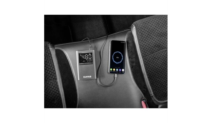 EUFAB Mini Kompressor aufladbar
