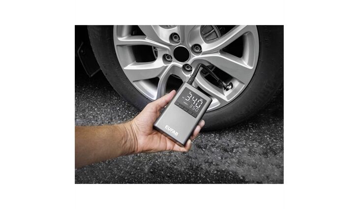 EUFAB Mini Kompressor aufladbar