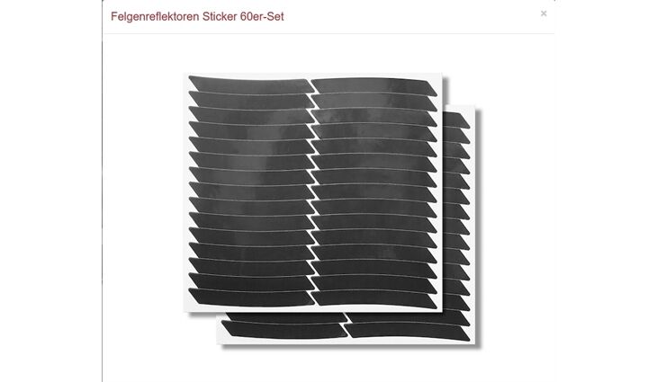 Luxshield Reflektor Feglenaufkleber 60-teilig