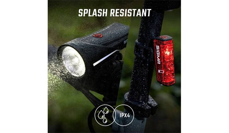 SIGMA Lichtset Aura 100 LED Akkuleuchten USB+Blaze Link
