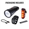 SIGMA Lichtset Aura 100 LED Akkuleuchten USB+Blaze Link