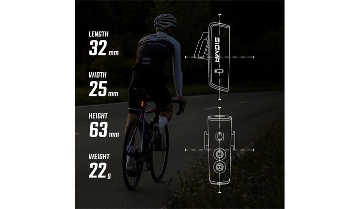 SIGMA Lichtset Aura 100 LED Akkuleuchten USB+Blaze Link