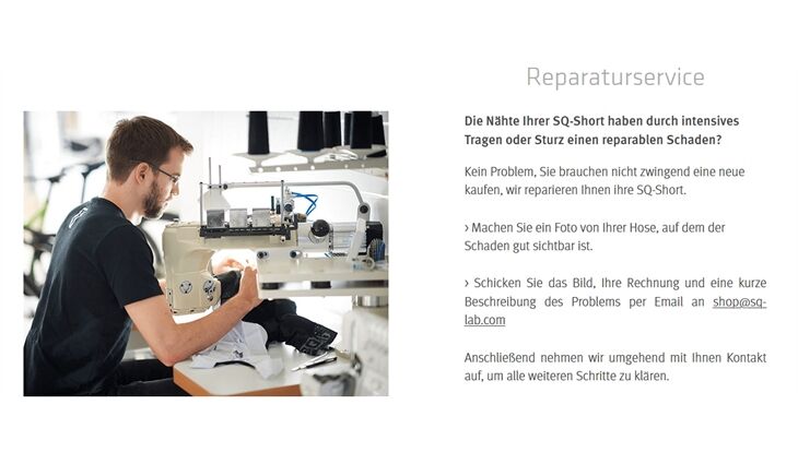 SQlab 'Hose Träger Short ONE11 BLK S